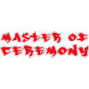 master of ceremony