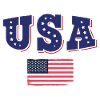 USA Soccer Jersey Drapeau américain