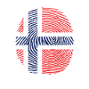 norway flag fingerprint