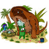 Harald und Wolfram versuchen Dino-Eier-Streich