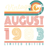1983 Im August Geschenkidee