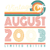 Mois de naissance Août 2003
