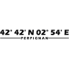Coordonnées de Perpignan