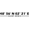Saint-Denis coordinates