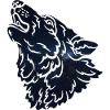 Wolf silhouette Galaxy