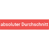 Absoluter Durchschnitt, Durchschnitt, Schrift,rot
