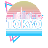 Tokyo City Skyline Cityscape Retro