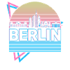 Berlin City Skyline Cityscape Retro