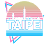 Taipei City Skyline Cityscape Retro