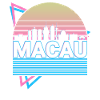 Macao City Skyline Cityscape Rétro