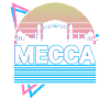 Mecca City Skyline Cityscape Retro