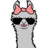 Mama Llama sunglasses cool