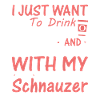 Coffee Drink Cuddle Miniature Schnauzer