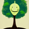 Smilling tree