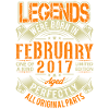 2017 February Birthday Legend