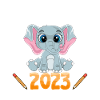 Elefant Schulkind 2023
