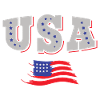 USA Soccer Jersey Drapeau américain