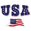 USA Soccer Jersey Drapeau américain