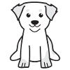 Bouvier bernois Cartoon Kawaii Illustration