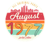 1977 In August Retro