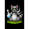 Raccoon Stoner Smoking Weed