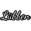 Lübben - Textdesign mit Stadtnamen