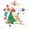 Ugly Christmas Owl