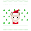 Ugly Christmas Lama