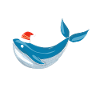 Ugly Christmas Whale