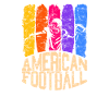 American Football Colour Quarterback