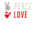 Peace Love Trombone Funny Trombone