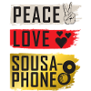 Peace Love Sousaphone Tuba Sousaphone