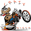 Crazy Biker Biking Bicycle MTB
