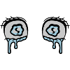 Comic Eyes Tears Sad