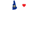 New Hampshire heartbeat gift