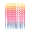 Retro Nostalgic City - Rainbow Hamilton