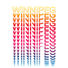 Retro Nostalgic City - Rainbow Winnipeg