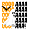 Halloween Geist Boo Muster