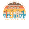 Août 1981 Salutations d’anniversaire