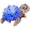 Turtle with Hydrangea