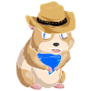 Animal Lover Cowboy Gift Hamster