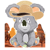 Cowboy Animal Motif Gift Koala