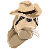 Animal Lover Cowboy Gift Sloth