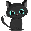 Kitty looks cute