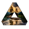 Nature Triangle Forest Lake
