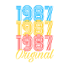 1987 Original / Cadeau d’anniversaire