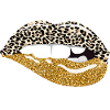 Lip Kiss Leopard Print