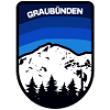 Graubünden Berglandschaft Emblem