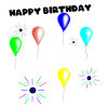 Happy birthday Balloons