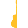 Half guitar guitar playing